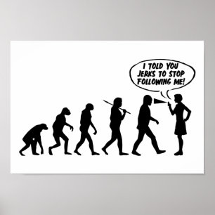Póster Evolución De Las Mujeres Con Spray De Pimienta - F