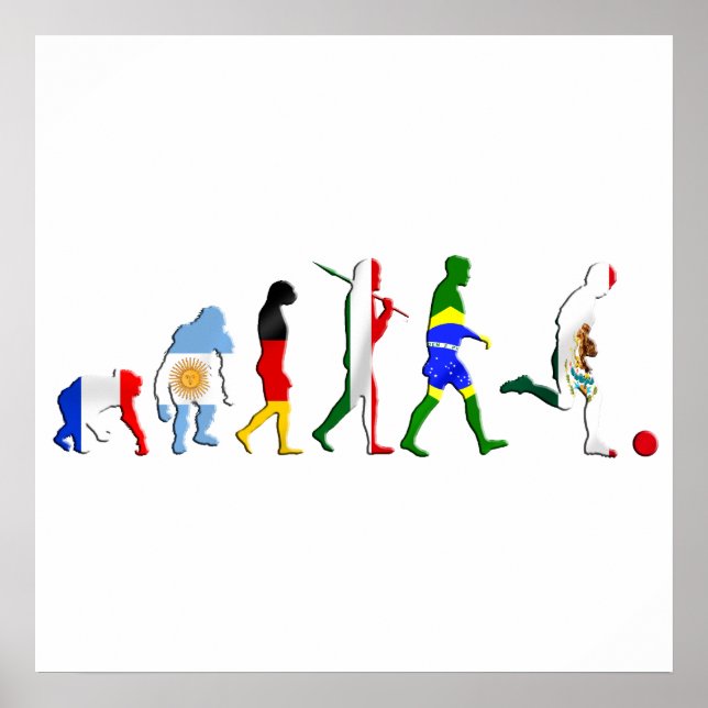 Póster Evolución de los regalos de los hinchas mexicanos  (Frente)