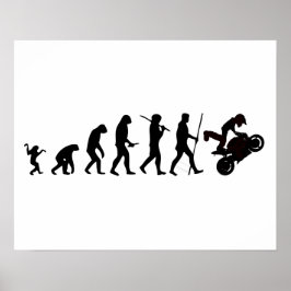 Póster Evolución de Moto Poster