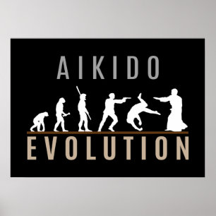 Póster Evolución del Aikido