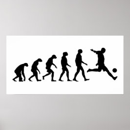 Póster Evolución del fútbol