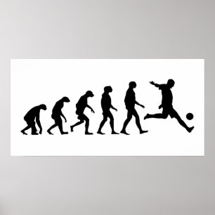 Póster Evolución del fútbol
