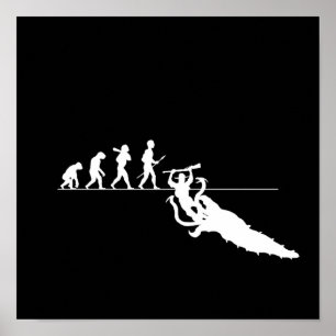 Póster Evolución Graboid invertido