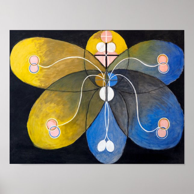 Póster Evolución Nº 9 | Hilma af Klint | (Frente)