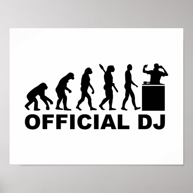 Póster Evolución oficial del DJ (Frente)