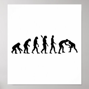 Póster Evolución que lucha