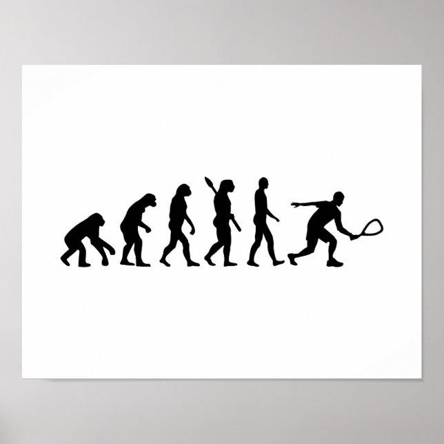 Póster Evolución Racquetball (Frente)