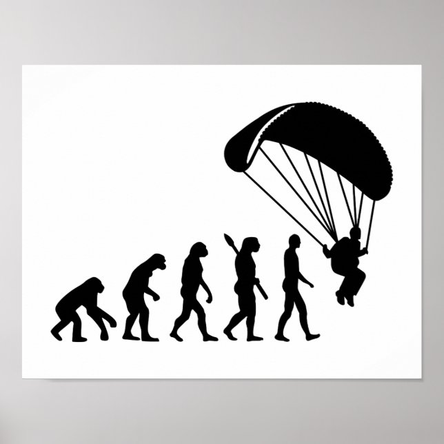 Póster Evolución Skydiving (Frente)