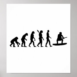 Póster Evolución Wakeboarding