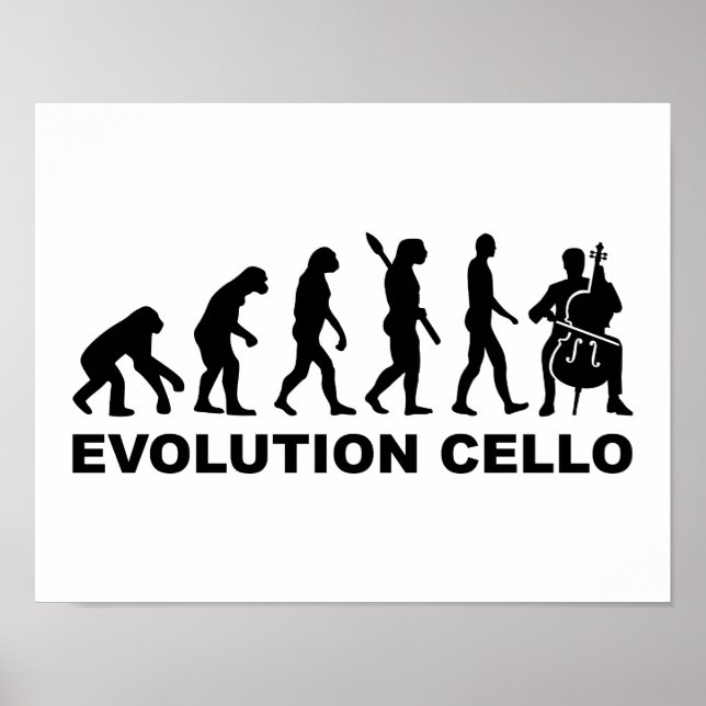 Póster Evolution Cello (Frente)