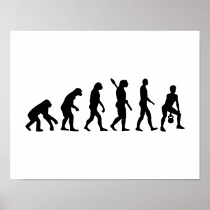 Póster Evolution Kettlebell