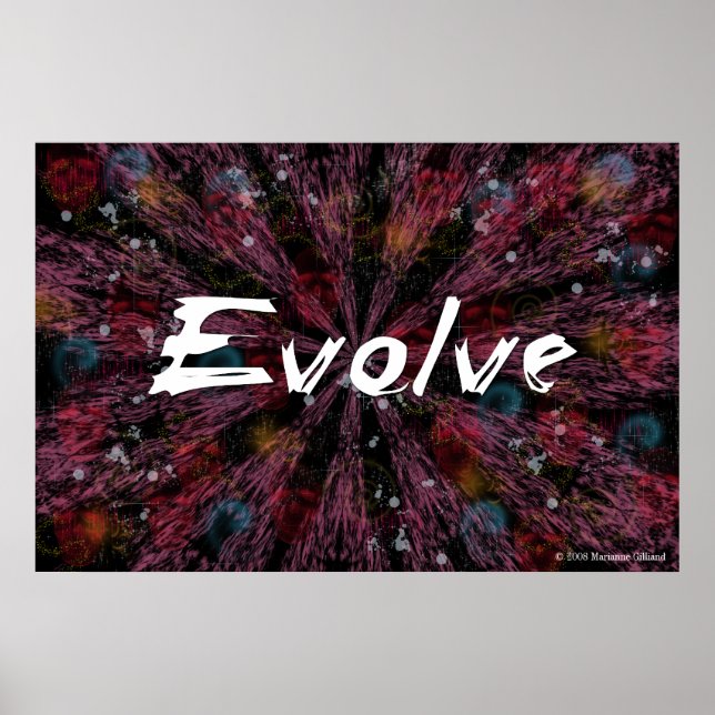 Póster Evolve Art Poster (Frente)