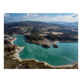 Póster Evretou Resevoir, Paphos, Chipre