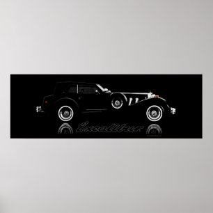 Póster Excalibur Series IV Black Phaeton 36 x 12