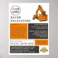 Excavador clásico, publicidad de constructores