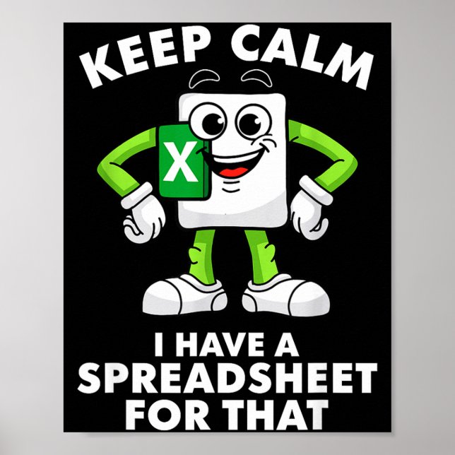 Póster Excel Coworker Employee Farewell Goodbye Birthday  (Frente)