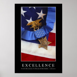 Póster Excelencia: cita Inspiradora
