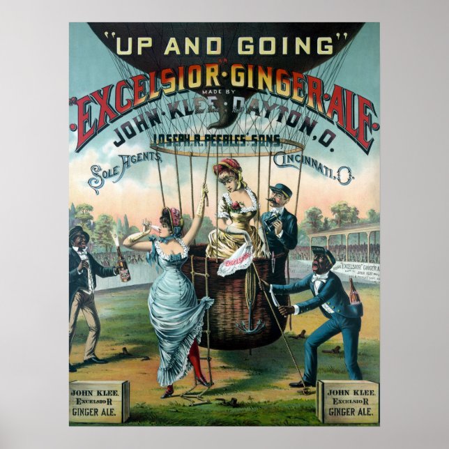 Póster Excelsior Ginger Ale (Frente)