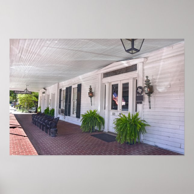 Póster Excelsior House, Jefferson, Texas (Frente)