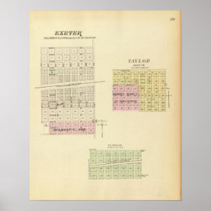 Póster Exeter, Nebraska