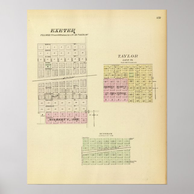Póster Exeter, Nebraska (Frente)