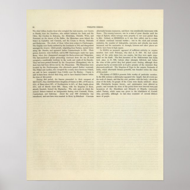 Póster Exhibición del Imperio de Carlomagno 814 AD 2 (Frente)