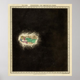 Póster Exhibición del imperio de Ciro 529 a. C.