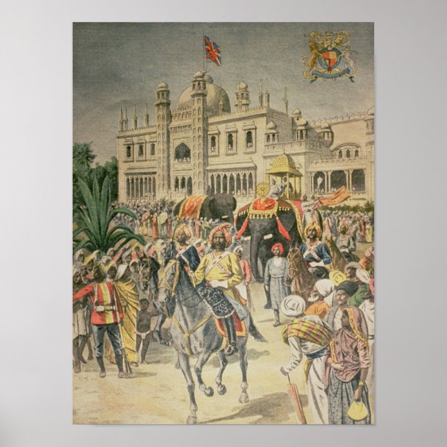 Póster Exhibition of 1900: the Anglo-Indian Pavilion (Frente)