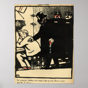 Póster Exilian a un preso de crímenes y