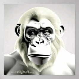 Póster EXISTENCIAL LITE Ape Ecru
