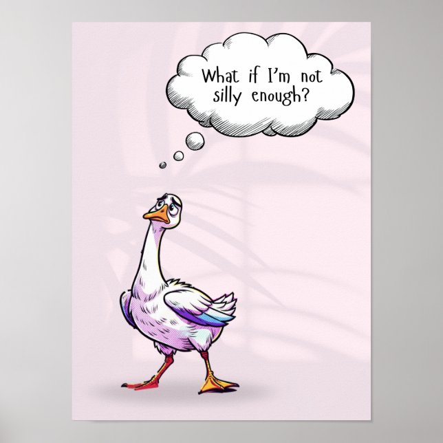 Póster Existential Goose (Frente)