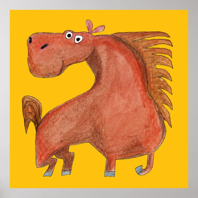 Póster Exited Horse (Frente)