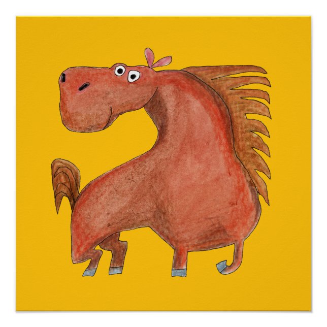 Póster Exited Horse (Anverso)