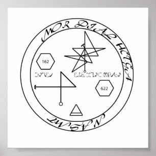 Póster Éxito Material Enochian Sigil