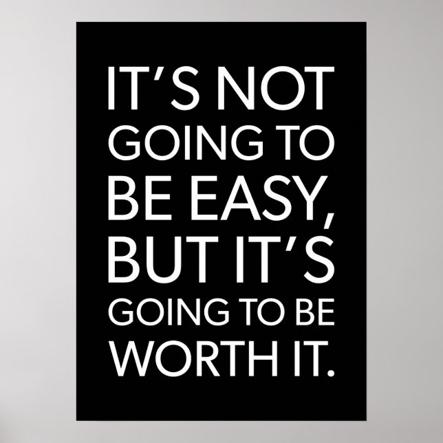 Póster Éxito y Poster motivacional del gimnasio (Frente)