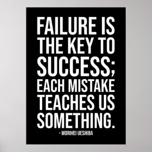 Póster Éxito y Poster motivacional del gimnasio