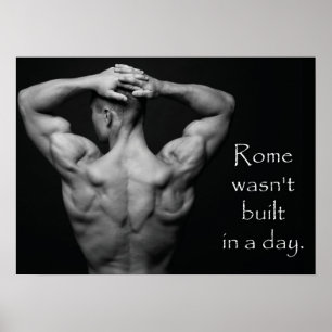 Póster Éxito y Poster motivacional del gimnasio