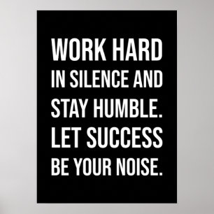 Póster Éxito y Poster motivacional del gimnasio