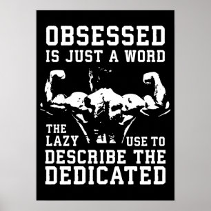 Póster Éxito y Poster motivacional del gimnasio