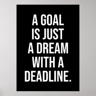 Póster Éxito y Poster motivacional del gimnasio