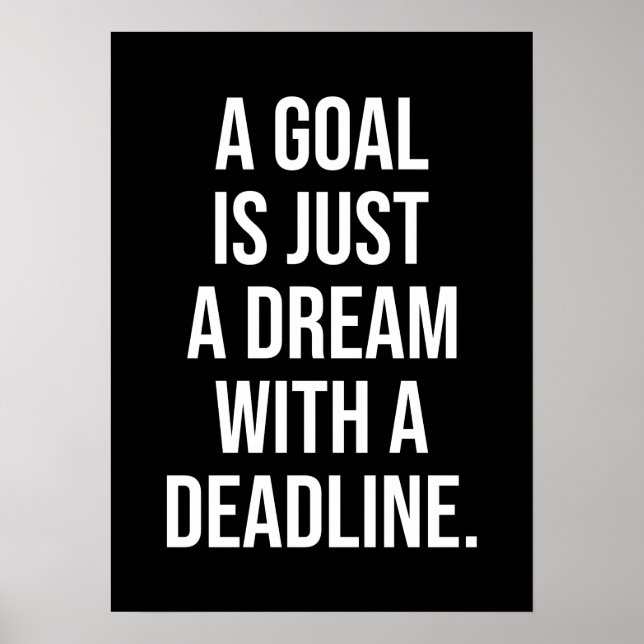 Póster Éxito y Poster motivacional del gimnasio (Frente)