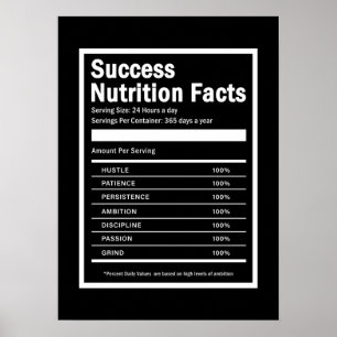 Póster Éxito y Poster motivacional del gimnasio