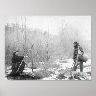 Póster Exitosa y querida Caza cerca de la fotografía de D