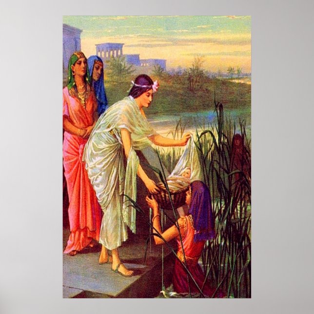 Póster Éxodo 2 musas bebés sacadas del Nilo (Frente)