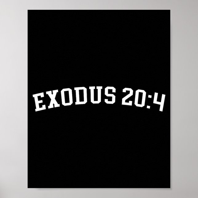 Póster Exodus 20_4  (Frente)
