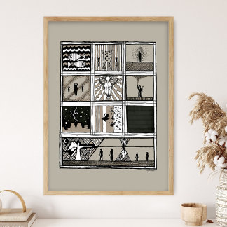 Póster Exodus Plagues, Moses Print, Exodus Bible Story, 