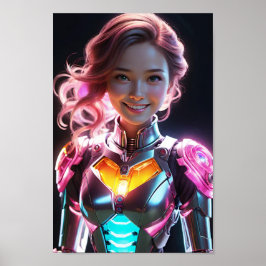 Póster Exoesqueleto Iluminado