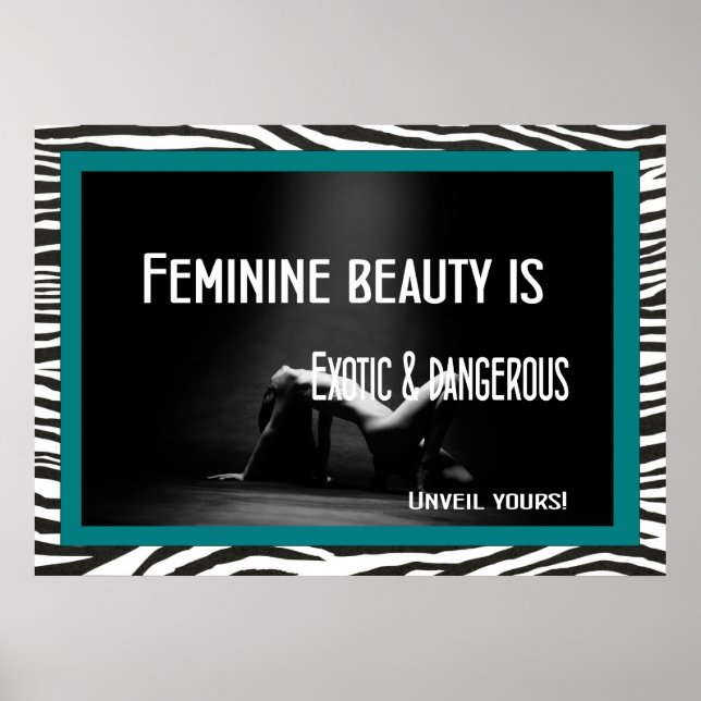 Póster Exótico y peligroso (Frente)