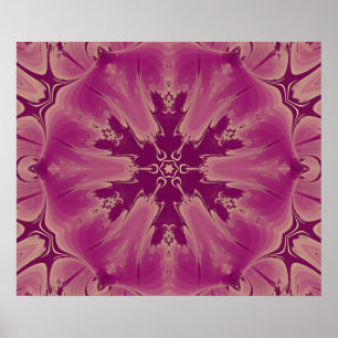 Póster Exóticos tonos morados de flores exóticas