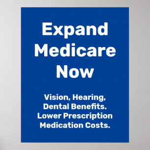 Póster Expand Medicare Now